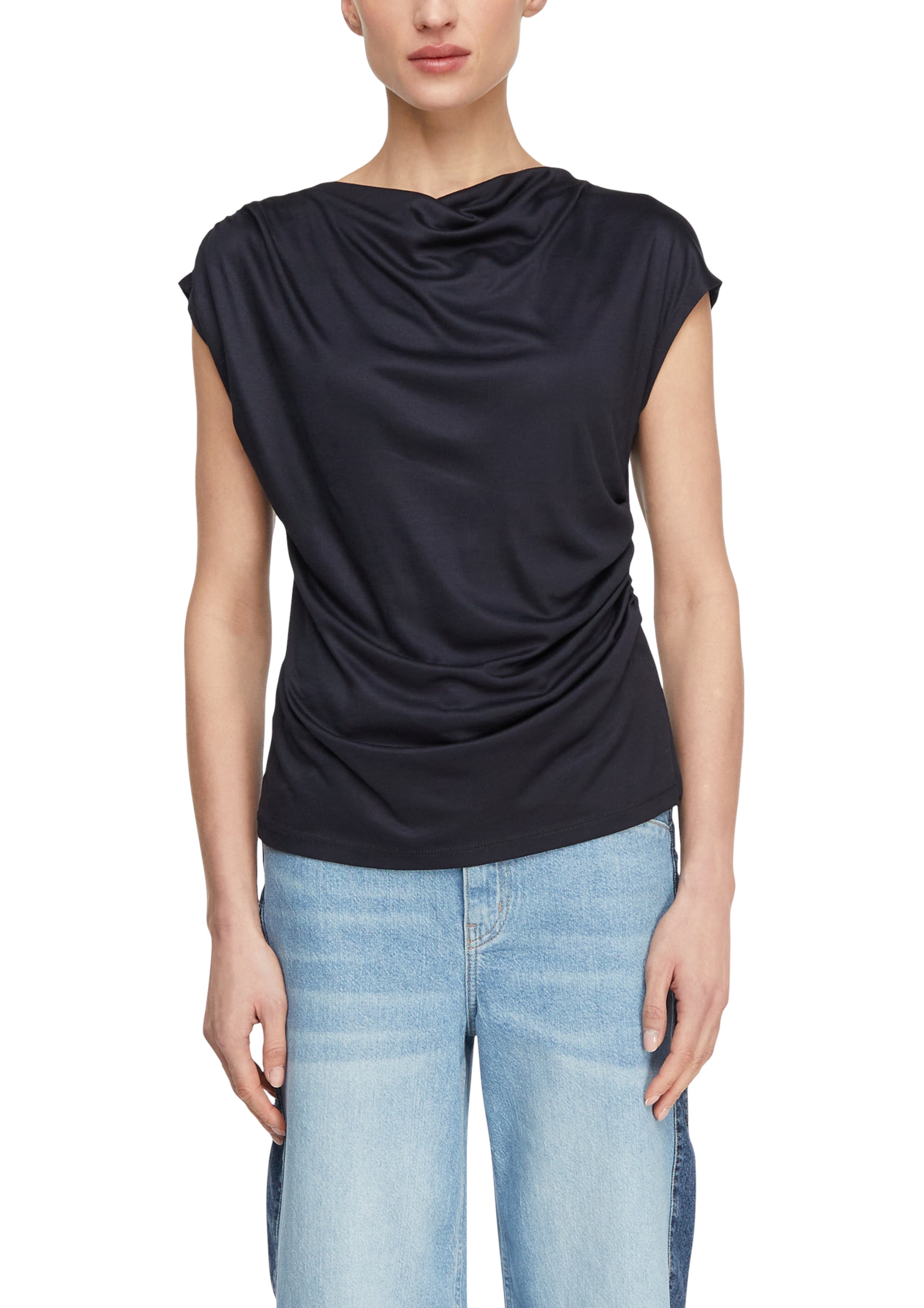 COMMA T-Shirt in Blau