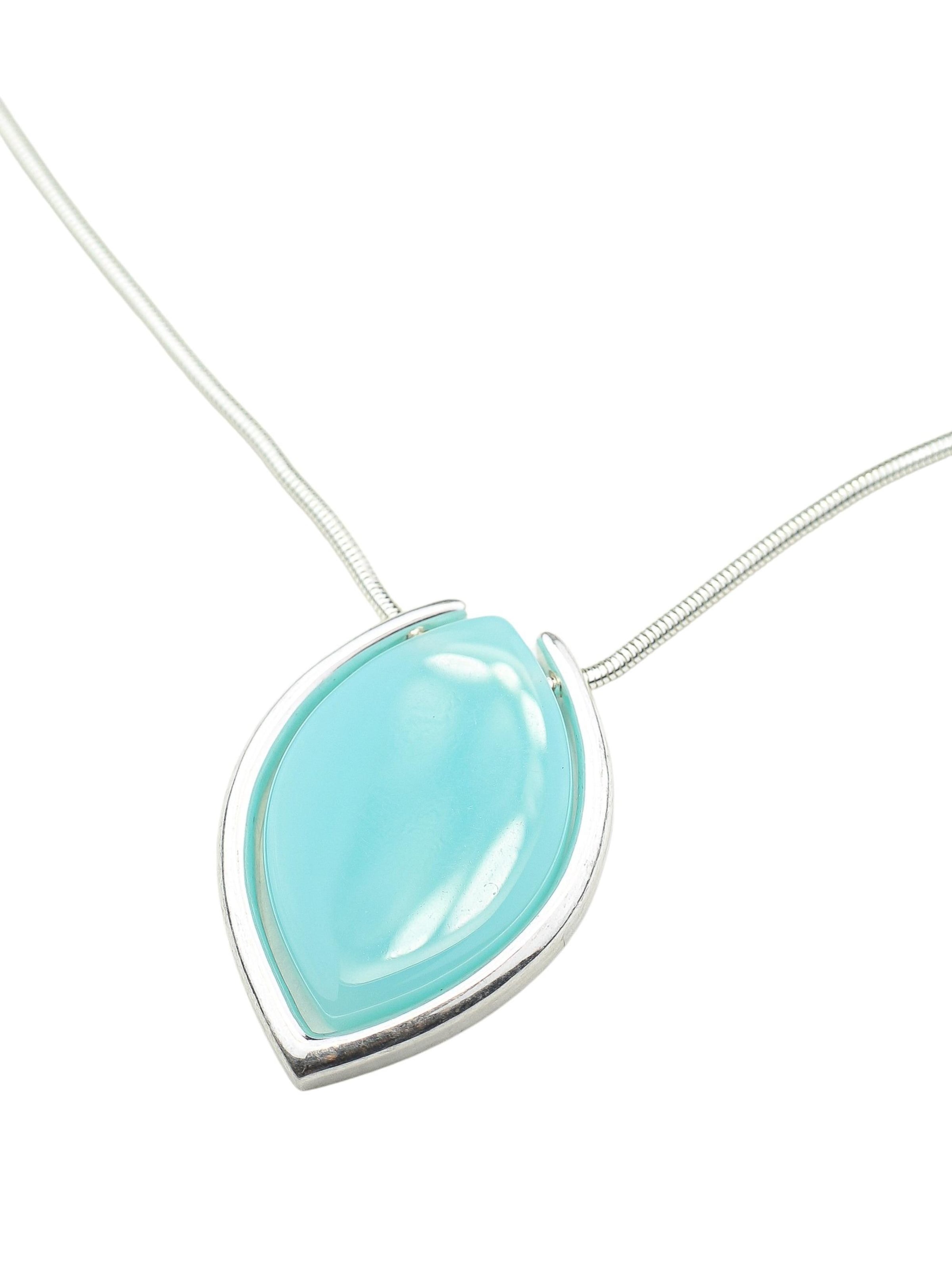 COLLEZIONE ALESSANDRO Necklace 'Celeste' in Blue