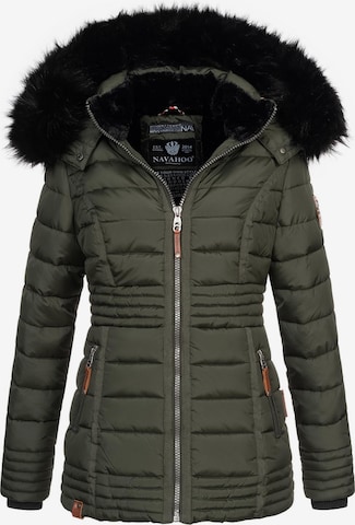 NAVAHOO Winter Jacket in Green: front