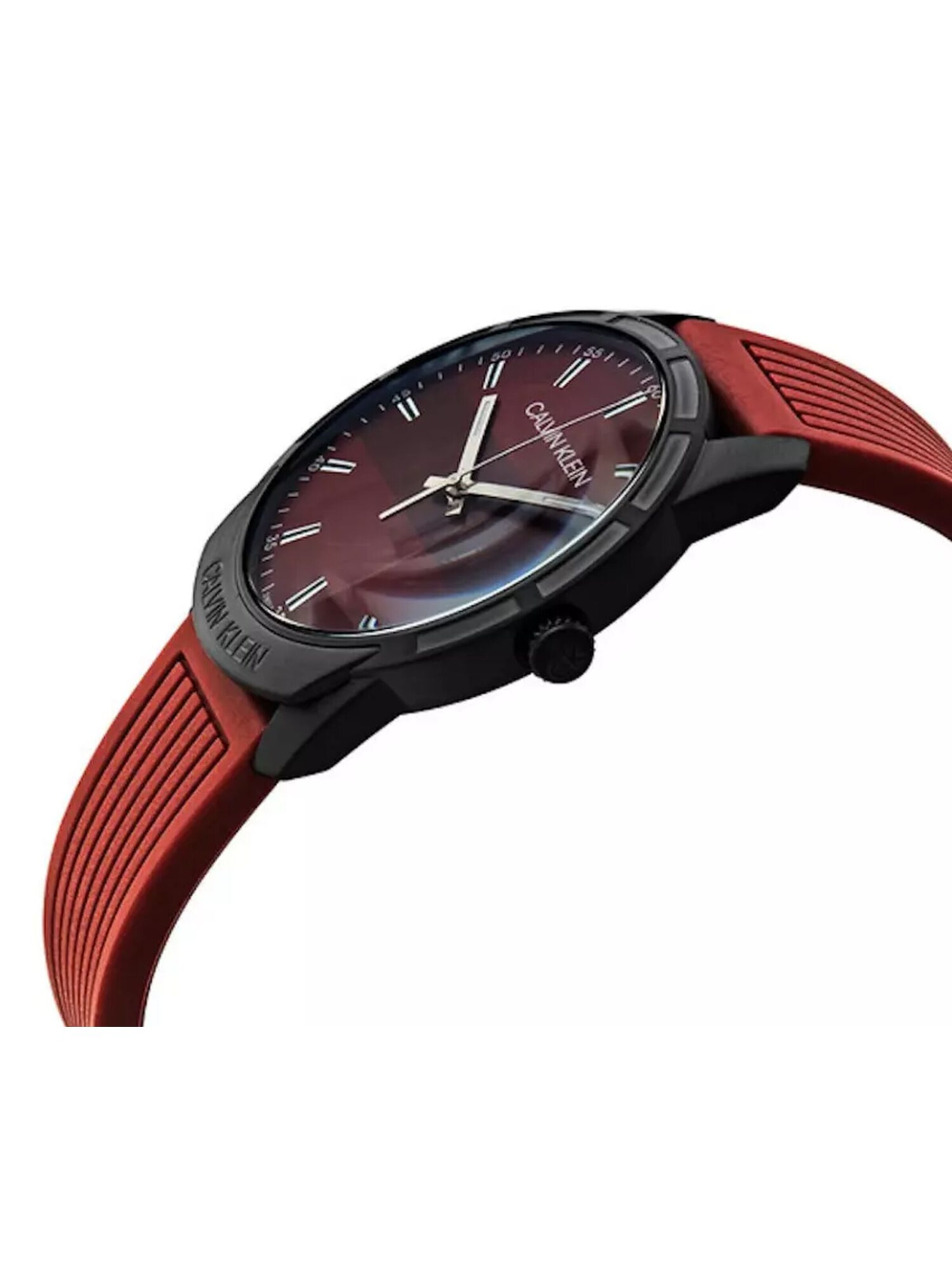 Calvin Klein - Uhren Quarzuhr K8R114UP Swiss Made in Rot