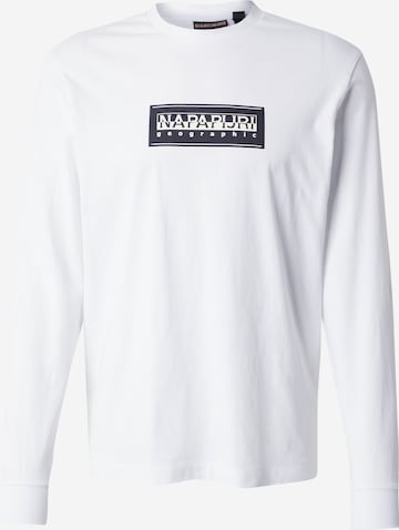 T-Shirt NAPAPIJRI en blanc : devant