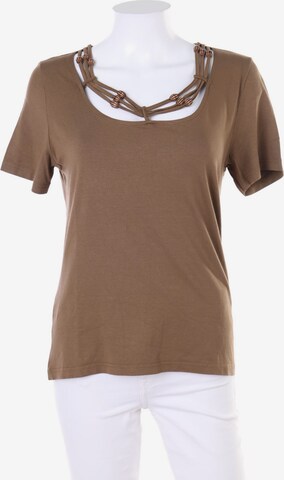 BEUTLER SWISS DESIGN Top & Shirt in M in Brown: front