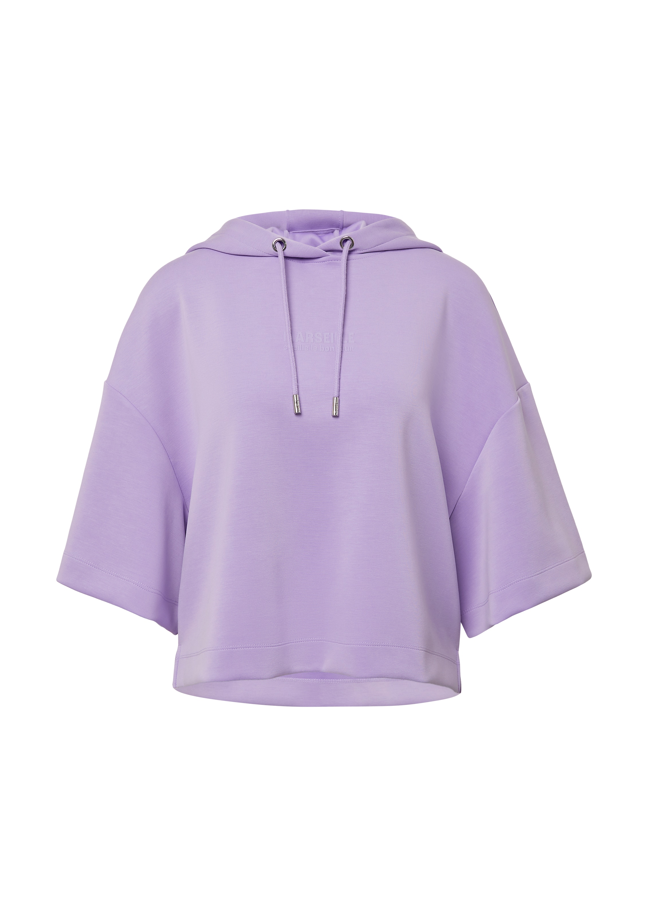 Veste de survêtement comma casual identity en violet : devant