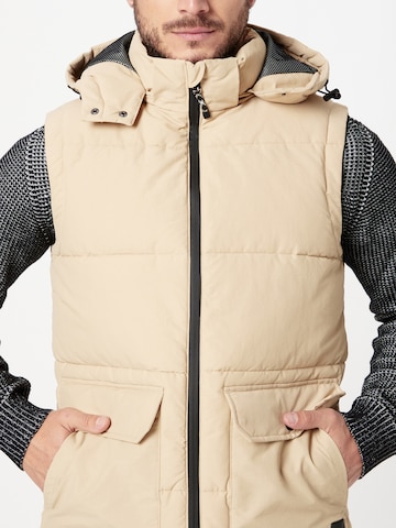 Gilet 'Jace' INDICODE JEANS en beige