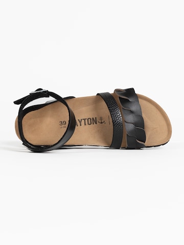 Bayton Sandal 'Capucine' i svart
