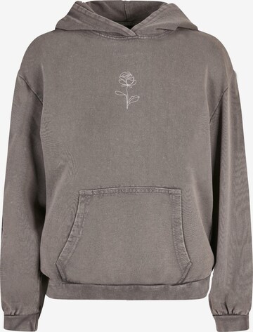 Merchcode Sweatshirt 'Ladies Rose' in Grijs: voorkant