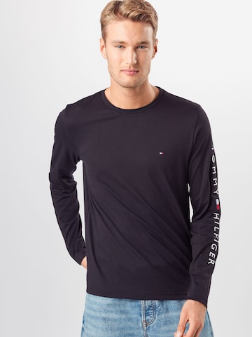 TOMMY HILFIGER Μπλουζάκι σε μαύρο: μπροστά