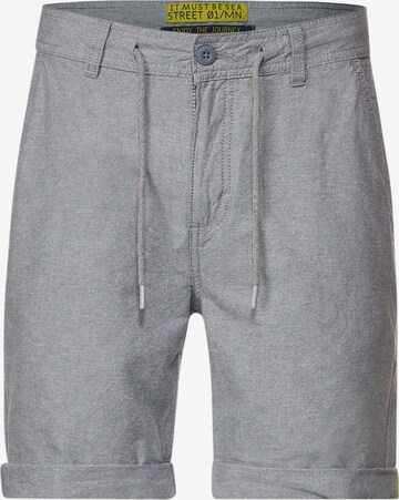 Street One MEN Chino Pants in Grey: front