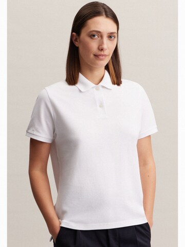 SEIDENSTICKER Polo Shirt 'Schwarze Rose' in Weiß