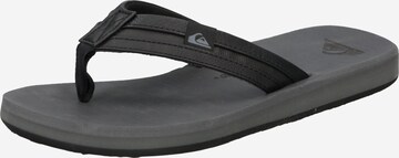 Mule 'CARVER SQUISH' QUIKSILVER en noir : devant