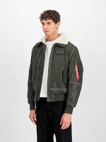 ALPHA INDUSTRIES Winter Jacket 'B15-3 TT' in Grey