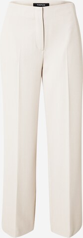 TAIFUN Normalny krój Spodnie w kant w kolorze beżowy: przód