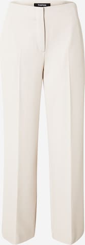 TAIFUN - regular Pantalón de pinzas en beige: frente