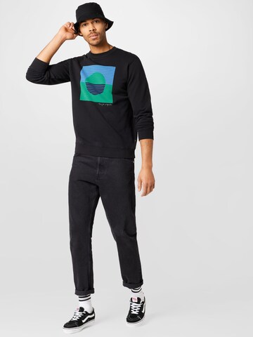 Thinking MU Sweatshirt 'Horizon' in Schwarz