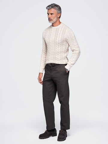 Ombre Sweater in White