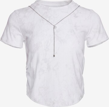 faina - Camiseta 'Glamour' en blanco: frente