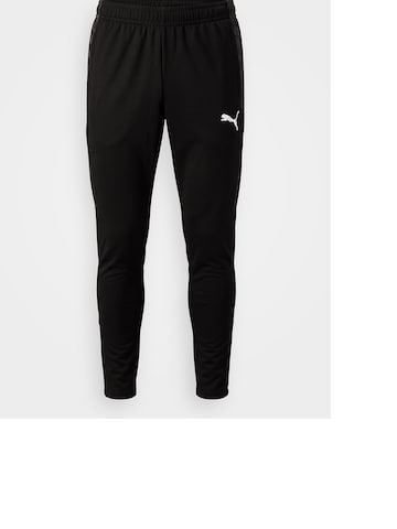 Coupe slim Pantalon de sport 'TeamLIGA26' PUMA en noir : devant