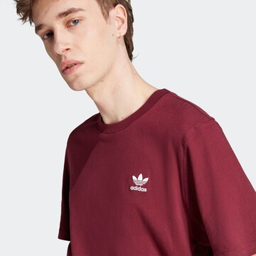 Tricou 'Trefoil Essentials' de la ADIDAS ORIGINALS pe roșu