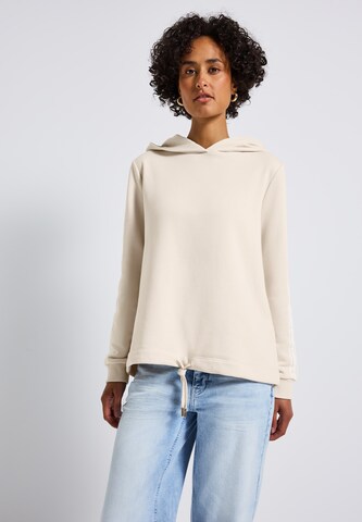 STREET ONE Sweatshirt in Beige: front