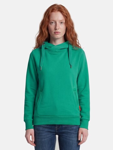 salzhaut Sweatshirt 'Sünn' in Green: front