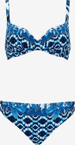 SUNFLAIR Klassisch Bikini in Blau: Vorderseite