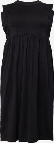 Robe 'Ninia' KAFFE CURVE en noir : devant