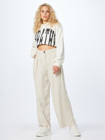 WEEKDAY Loosefit Hose 'Hazel' in Beige