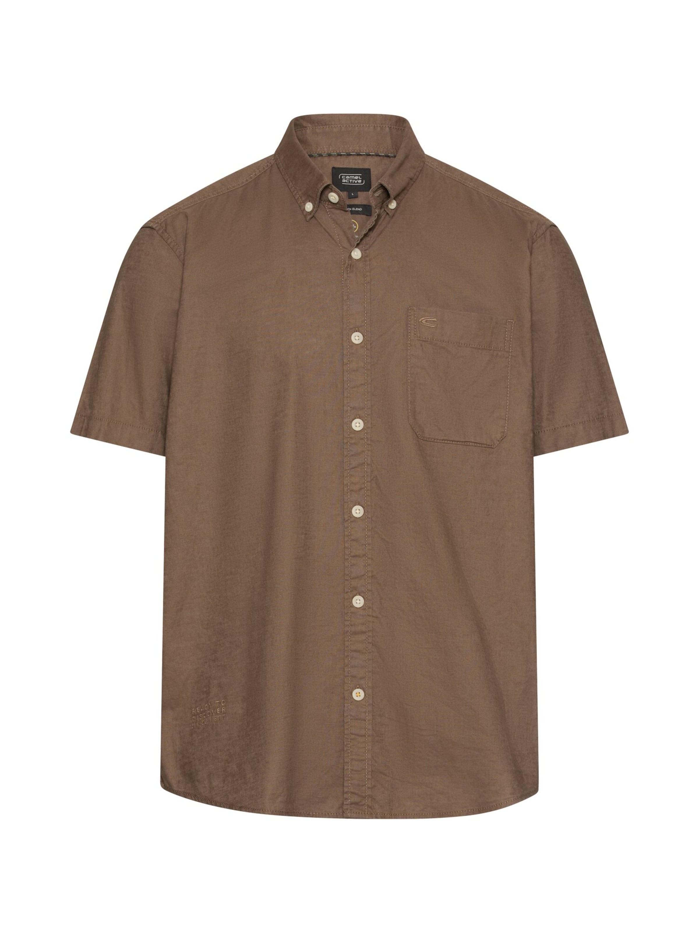 CAMEL ACTIVE Button Up Shirt in Brown: front