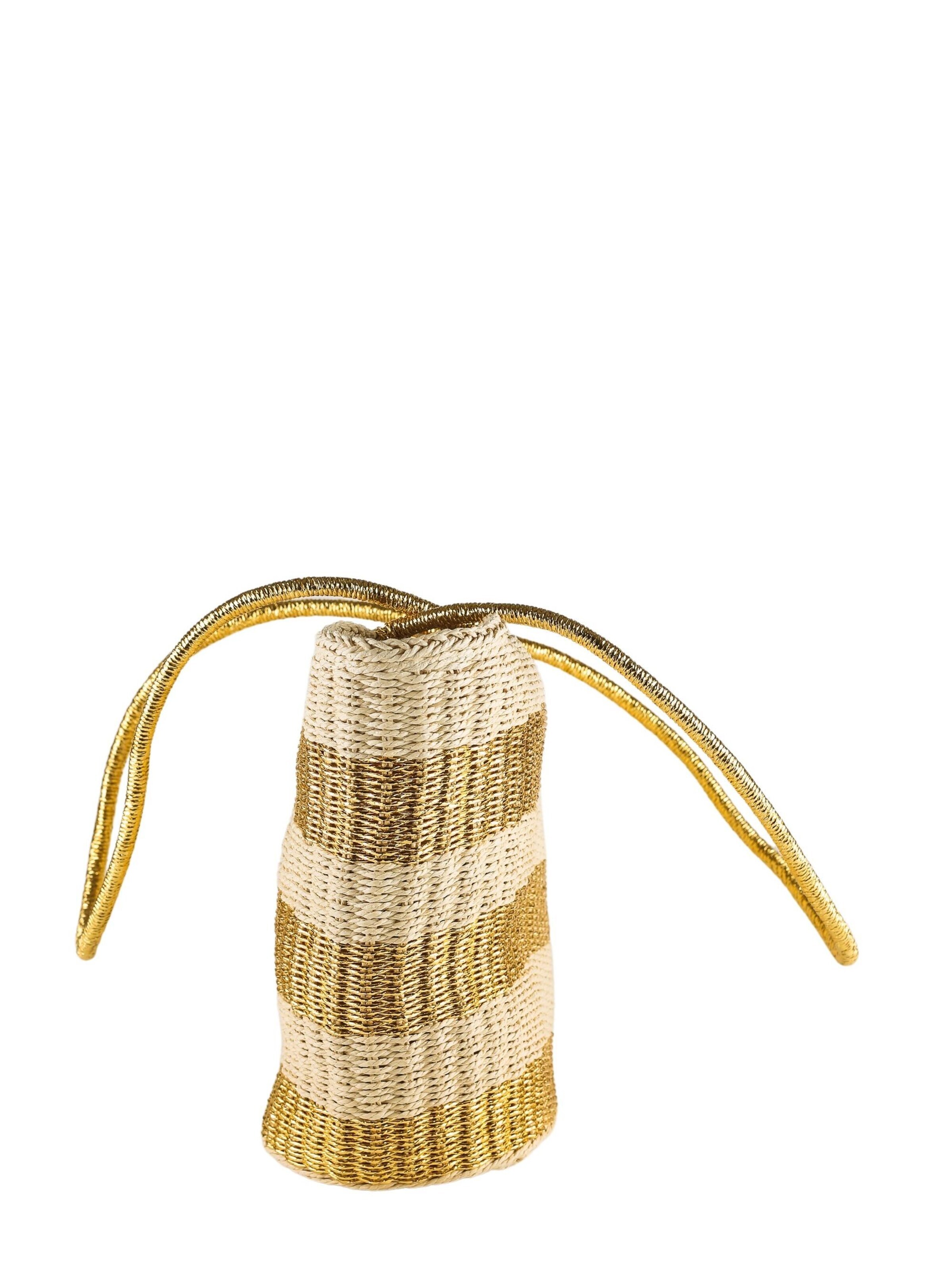 COLLEZIONE ALESSANDRO Shoulder Bag 'Aurel' in Gold