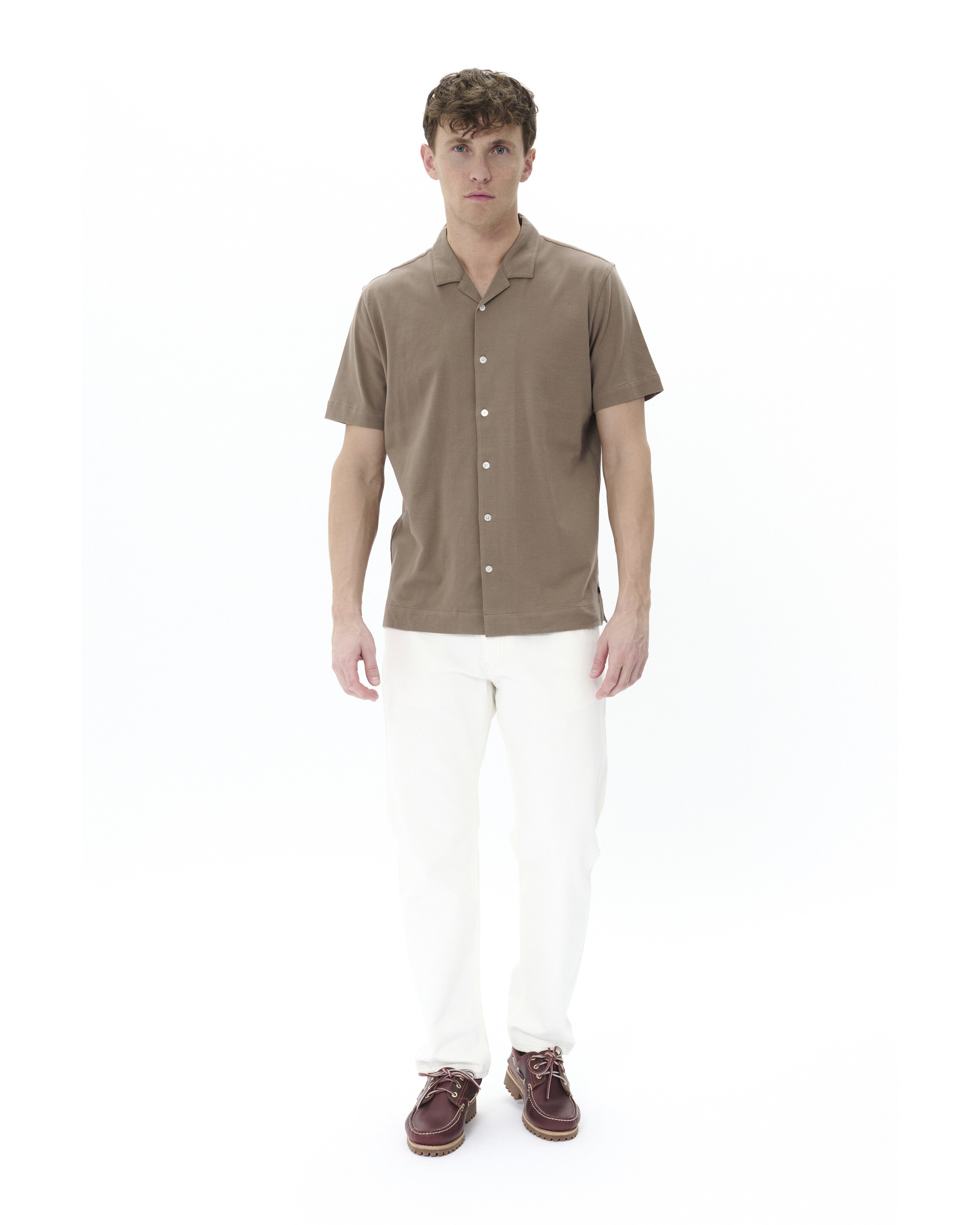 Matinique Regular Fit Hemd 'Trostol' in Beige