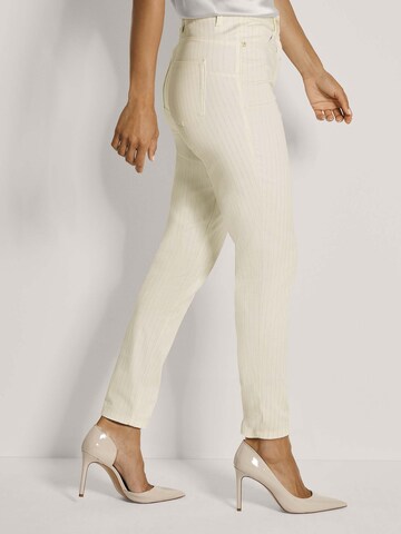 MADELEINE Tapered Trousers in White