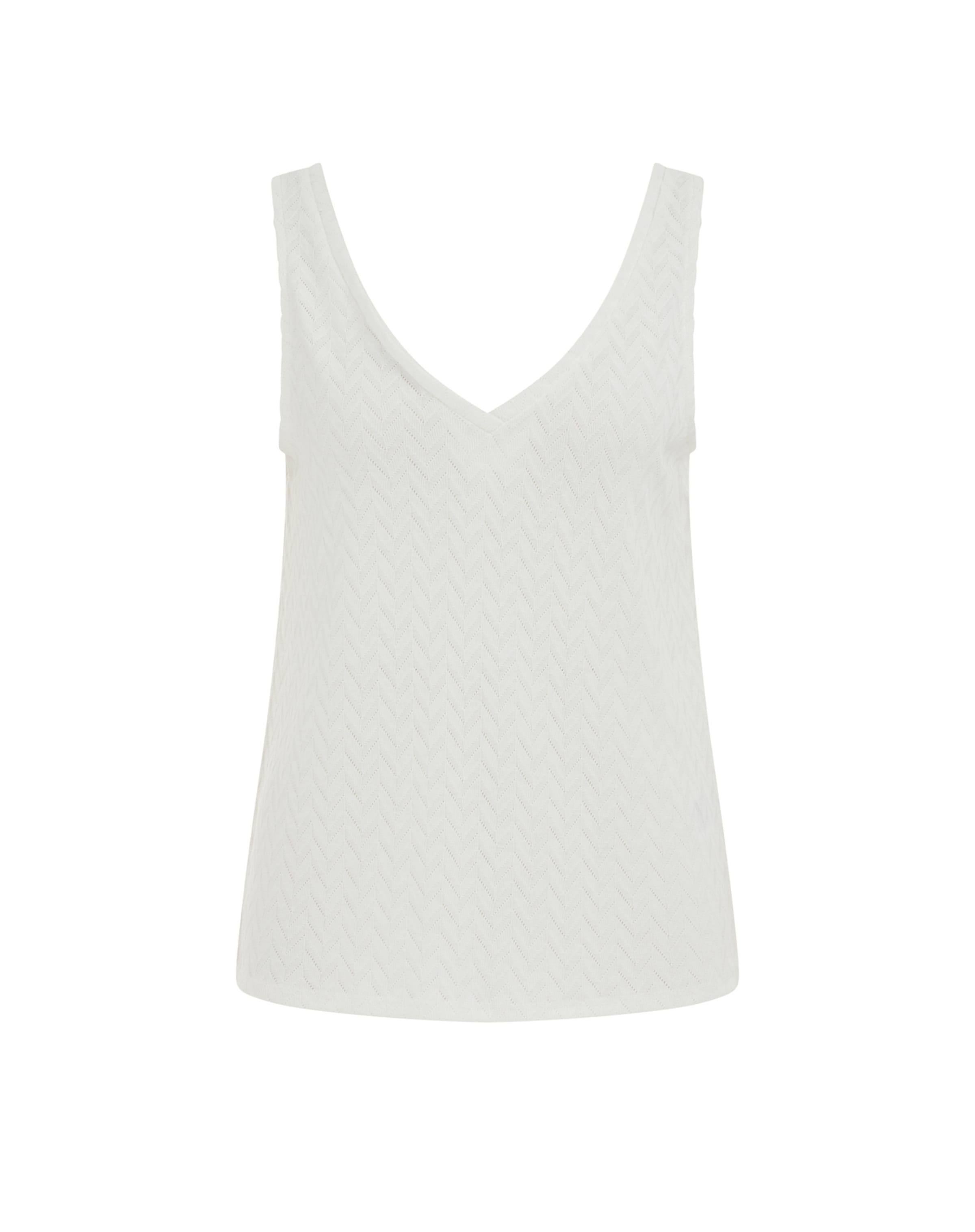 Tops en tricot WE Fashion en beige : devant