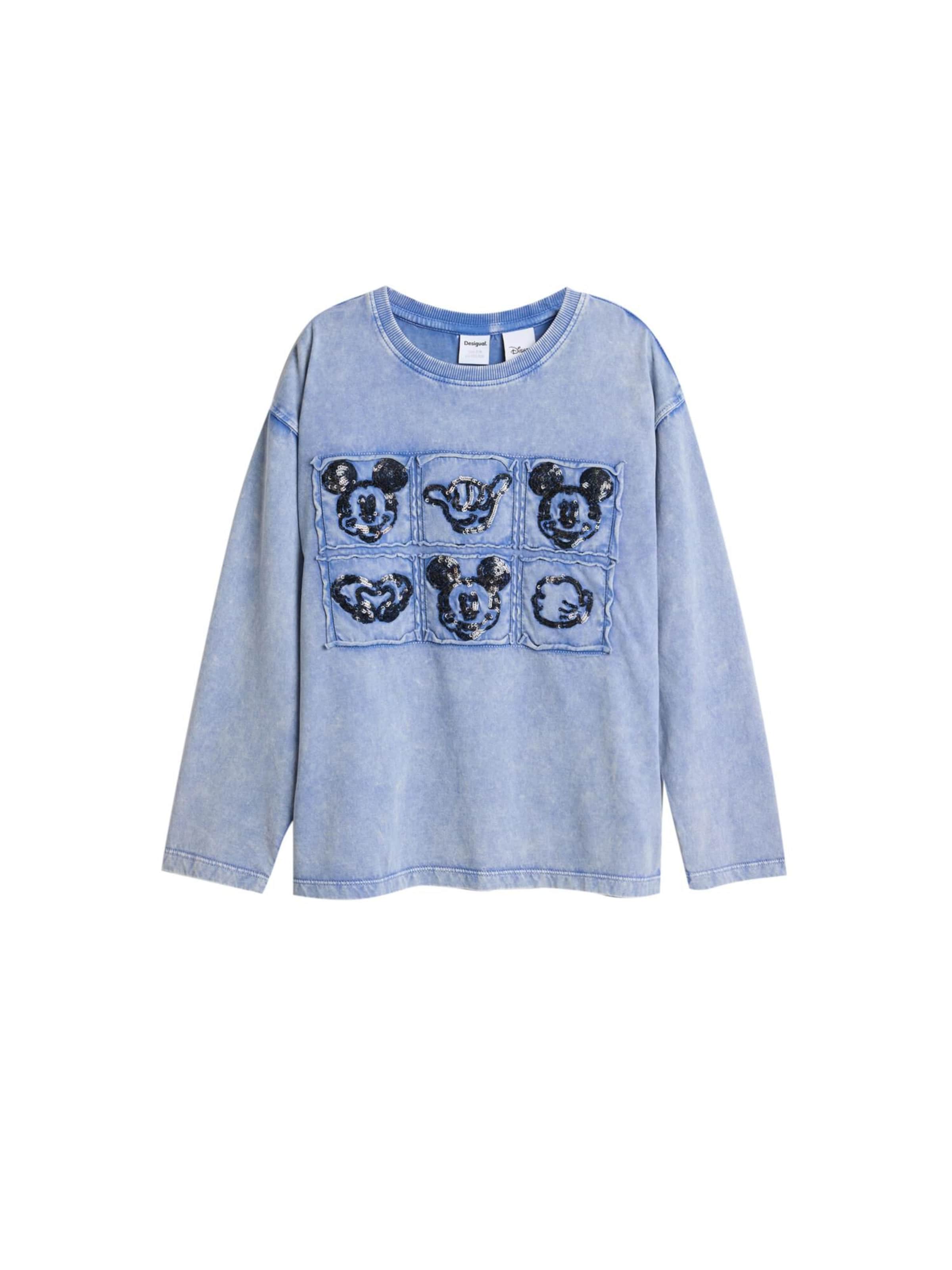 Desigual T-shirt i blå: framsida