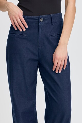 ICHI Wide leg Trousers 'IHKATE ' in Blue