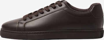 Baskets basses 'SLHEVAN' SELECTED en marron : devant