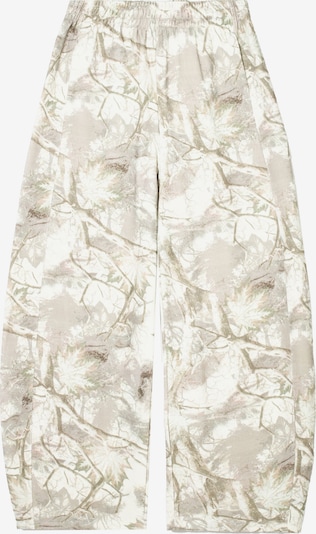 Bershka Kalhoty - světle žlutá / antracitová / světle šedá, Produkt