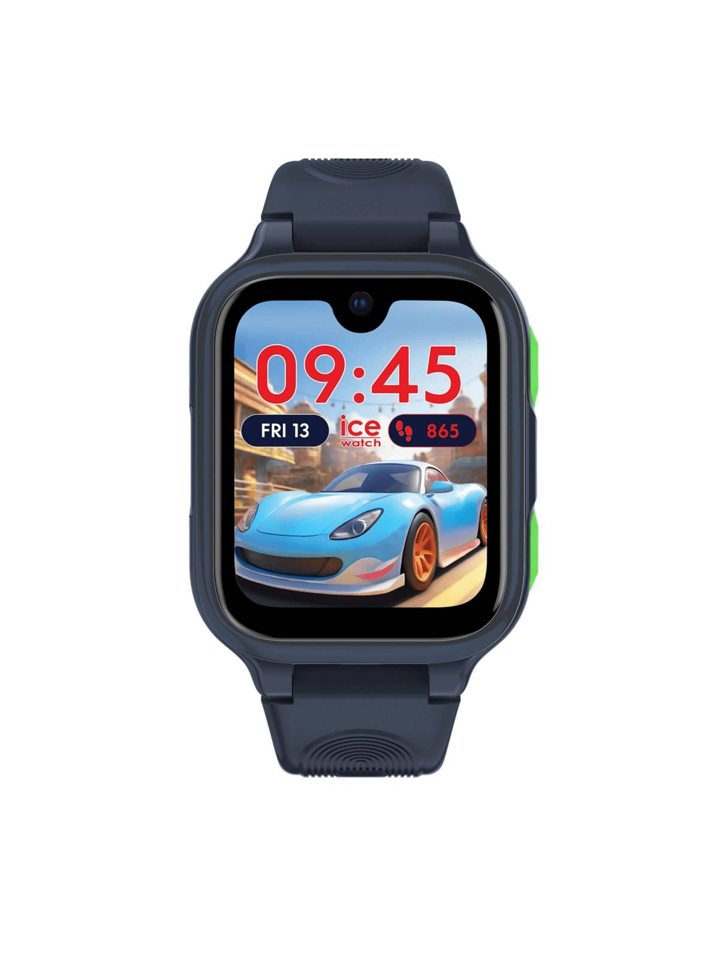 Montre digitale Ice-Watch en bleu : devant