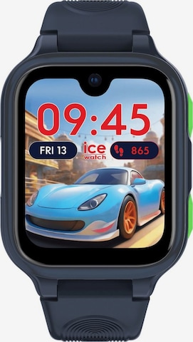 Montre digitale Ice-Watch en bleu : devant