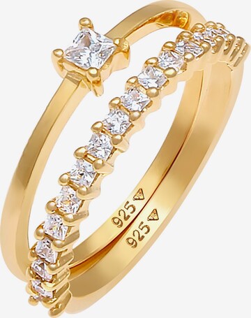 ELLI Ring Kristall Ring in Gold: predná strana