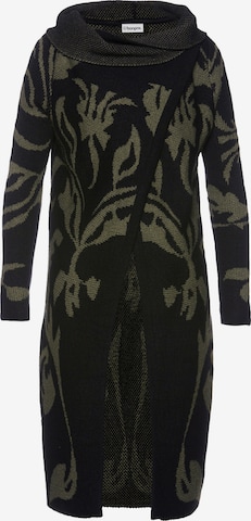Cappotto in maglia di bonprix in nero: frontale