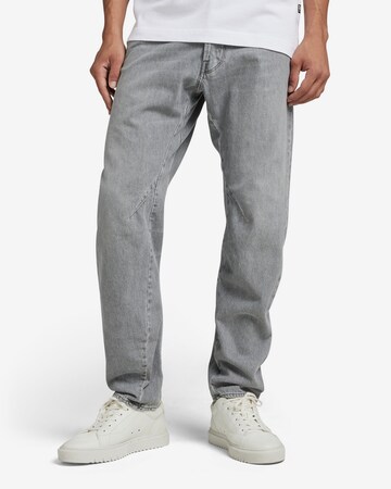 Regular Jean G-Star RAW en gris : devant