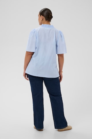 KAFFE CURVE Blouse 'KCjane' in Blue