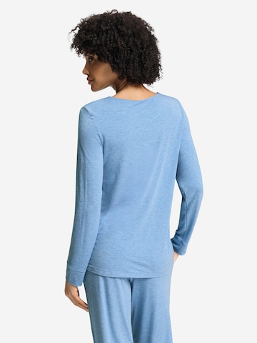 Hanro - Camiseta para dormir ' Natural Elegance ' en azul