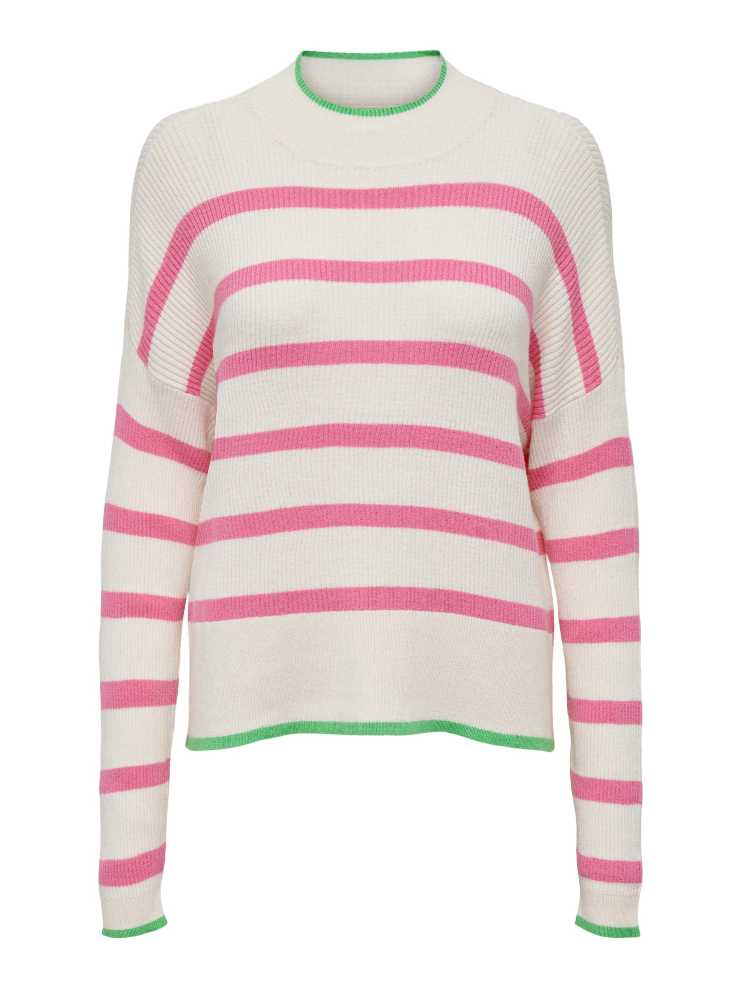 ONLY Πουλόβερ 'IBI' σε γκρι: μπροστά