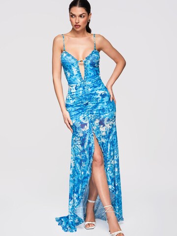 Ombre Abendkleid‌‌‌‌‌‌‌‌‌‌ in Blau