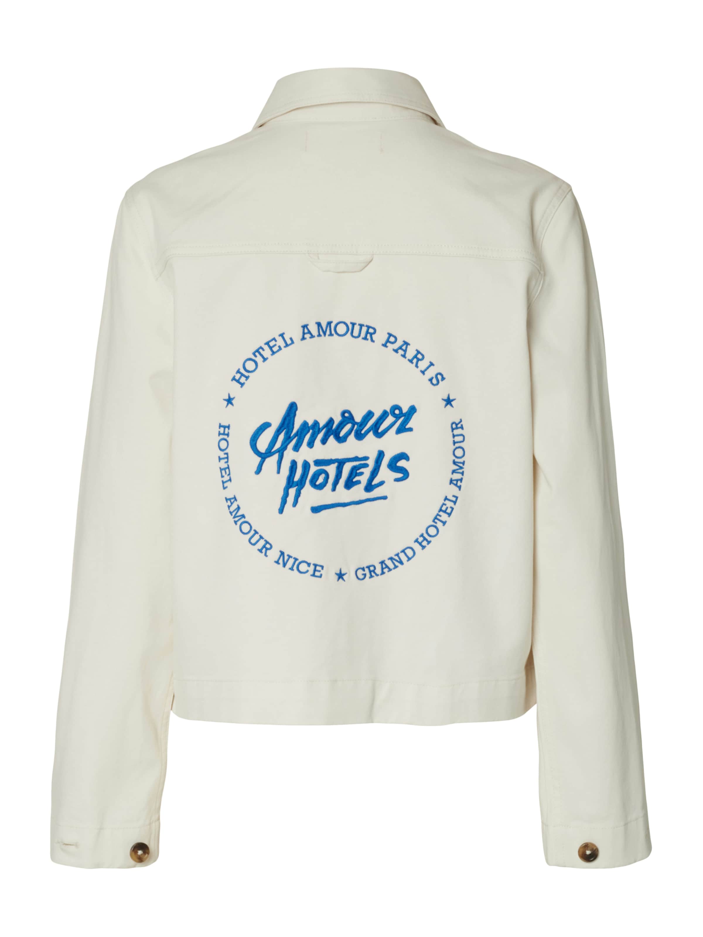 Veste mi-saison 'SLFRELAXED HOTEL AMOUR' SELECTED en beige