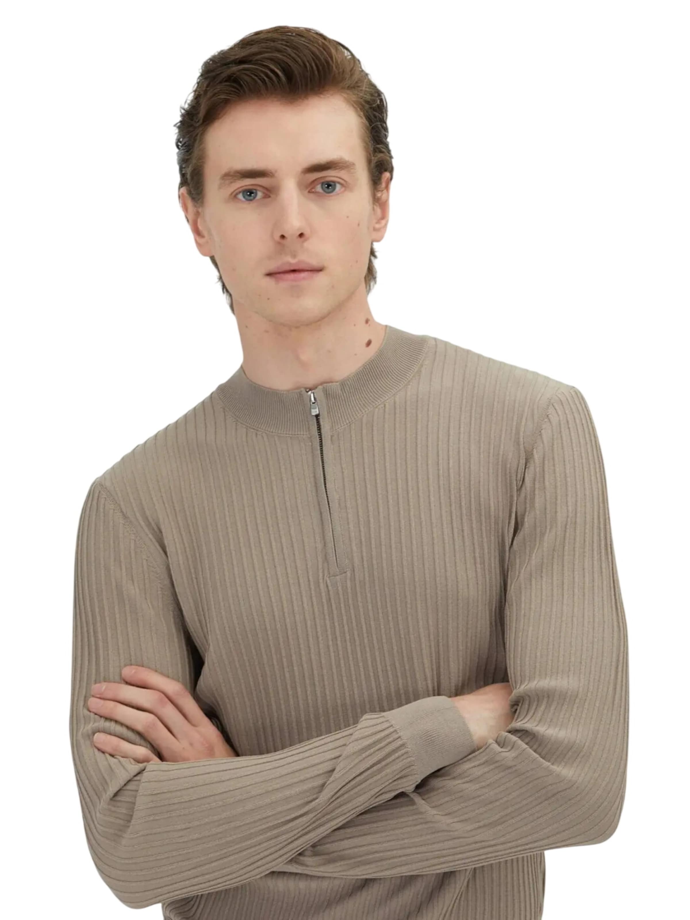 KİP Pullover in Grau: Vorderseite