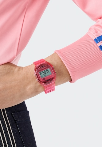 Montre digitale 'DIGITAL TWO CRYSTAL' ADIDAS ORIGINALS en rose : devant