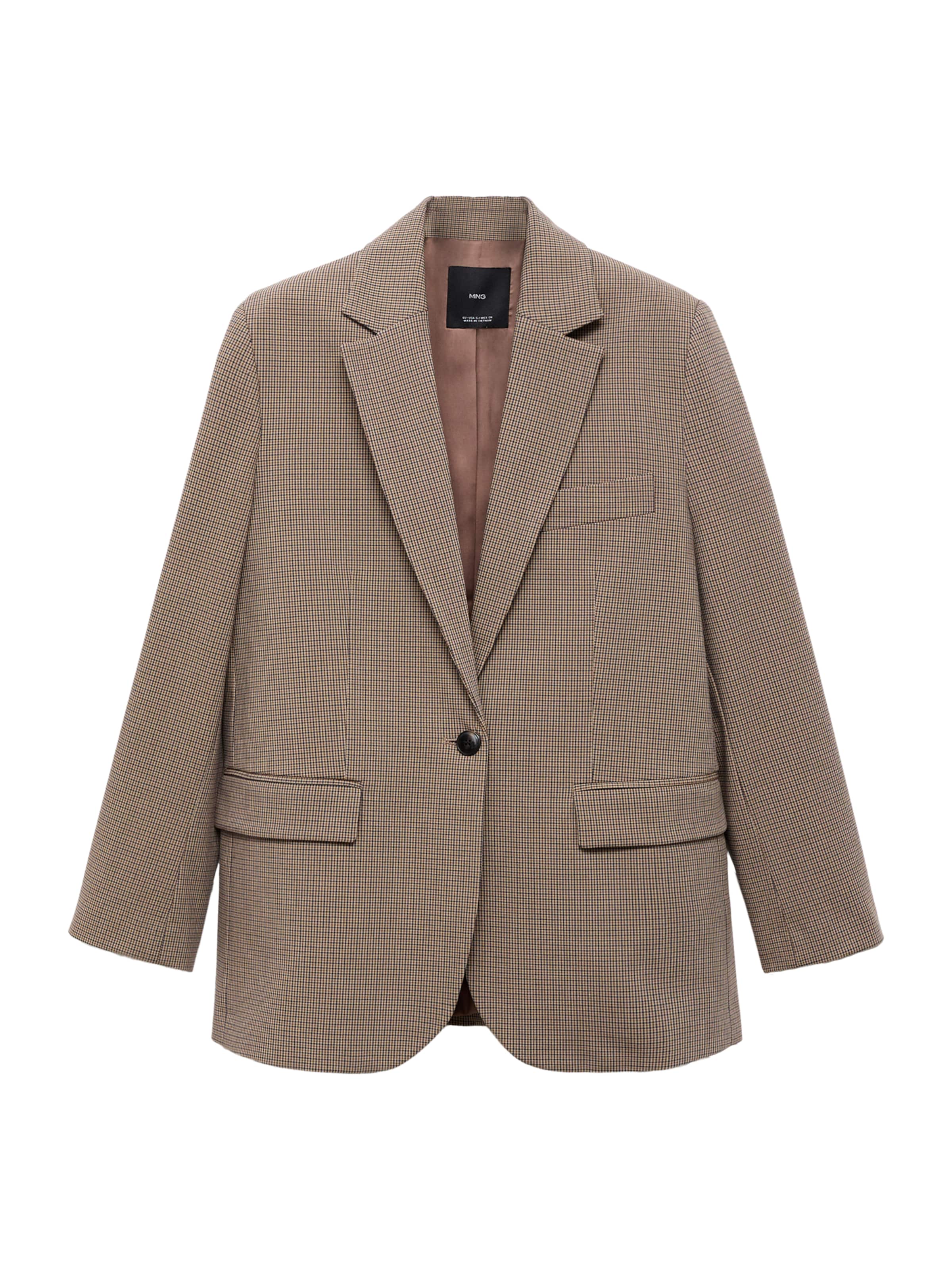 MANGO Blazer 'Mila' in Braun: Vorderseite