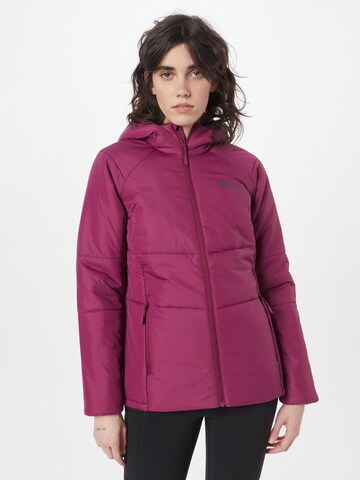 JACK WOLFSKIN - Casaco outdoor 'BERGLAND' em roxo: frente